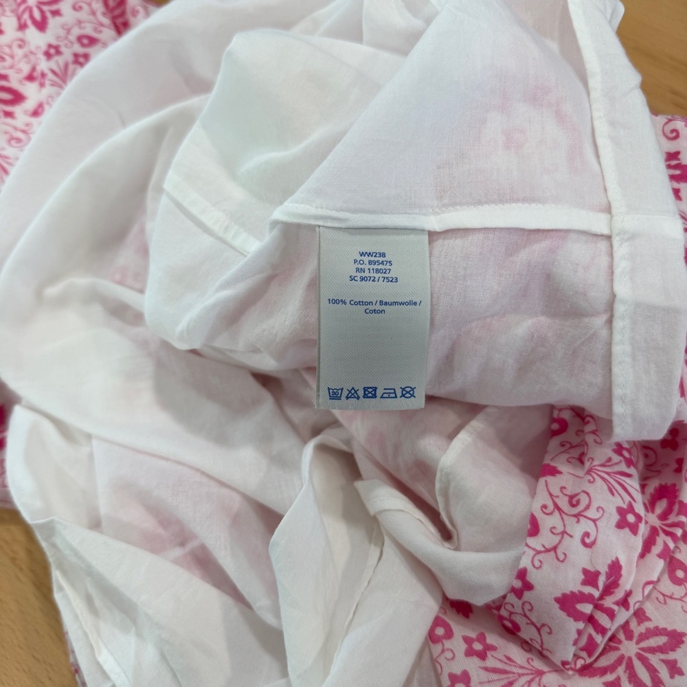 Boden Terese Maxi Dress Smocked Sleeveless Pink White Floral Size 6 - Picture 8 of 8